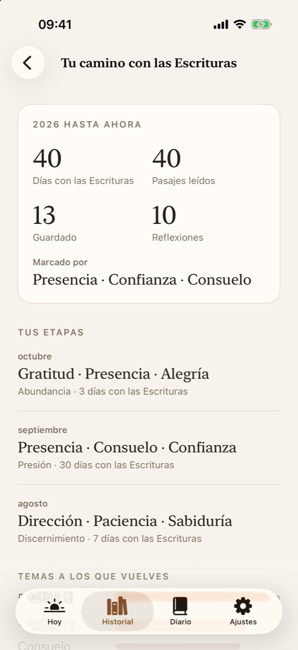 Tu año con las Escrituras